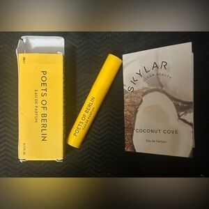 1-Day SALE! POETS OF BERLIN & SKYLAR Coconut Cove Eau de Parfum Duo, BNIB